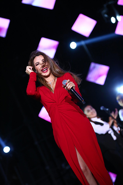 نانسي عجرم في ليلة لبنانية بامتياز من أعياد بيروت!